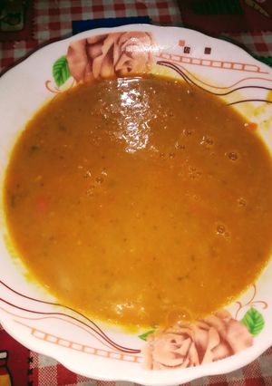 Una foto de Sopa crema de zapallo