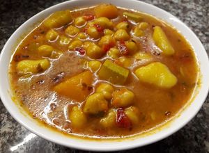 Una foto de Guisado de garbanzos