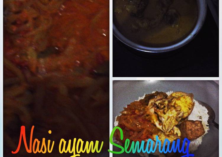 Resep Nasi ayam Semarang yang Enak Banget