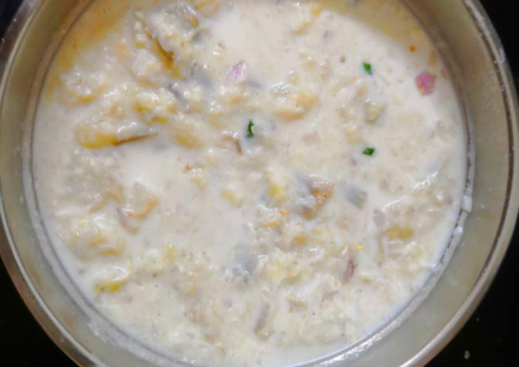 Raw Banana Raita