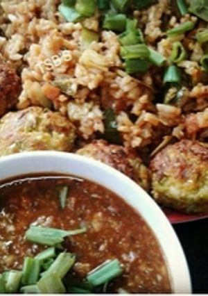 A picture of VEGGIE OATS MANCHURIANHealthy guilt free Chinese cuisine.