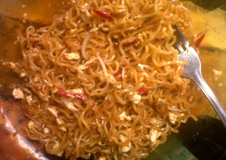 Bagaimana Menyiapkan Mi goreng pedas kering🍜 Anti Gagal