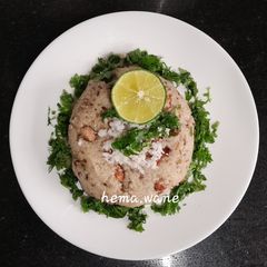 A picture of Kodo millet upma.