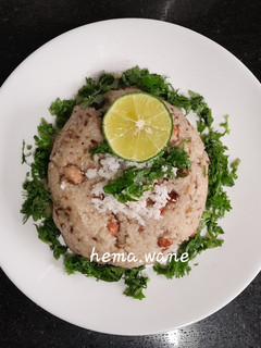 A picture of Kodo millet upma.