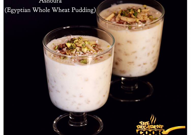 Recipe of Super Quick Homemade ASHOURA (An Egyptian Dessert)