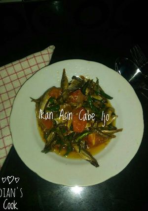 Foto resep Ikan Asin Cabe Ijo