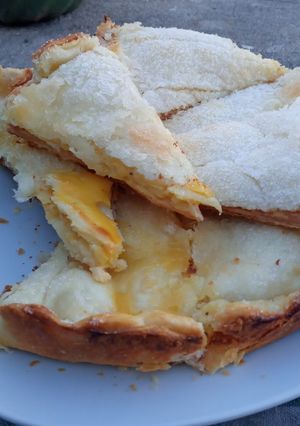 Una foto de Torta de fiambre agridulce
