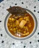 Garbanzos con Choco/Sepia 🦑