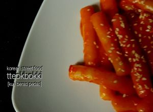 Foto resep Tteokbokki, kue beras pedas tanpa gochujang