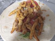 Una foto de salsa picante kebab
