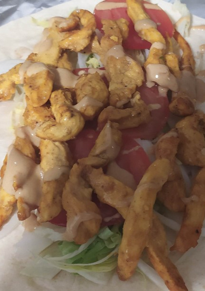 Una foto de Dürüm de pollo