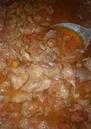 صورة لوصفة كبد وقوانص 😋