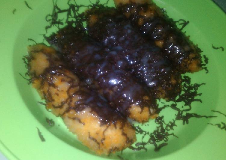 Pisang coklat lumer