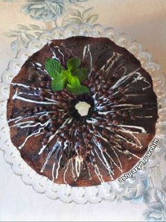 عکسی از دستور کیک کدوحلوایی کاکائویی با فر دستساز 🌸