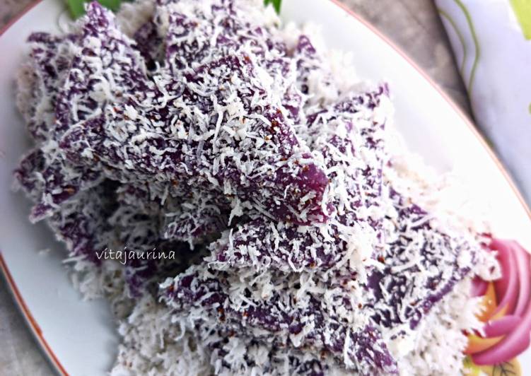 resep cara bikin Ongol-Ongol Ubi Ungu