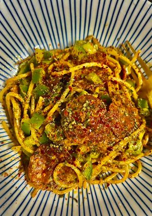 Gambar Spaghetti Creamy Curry
