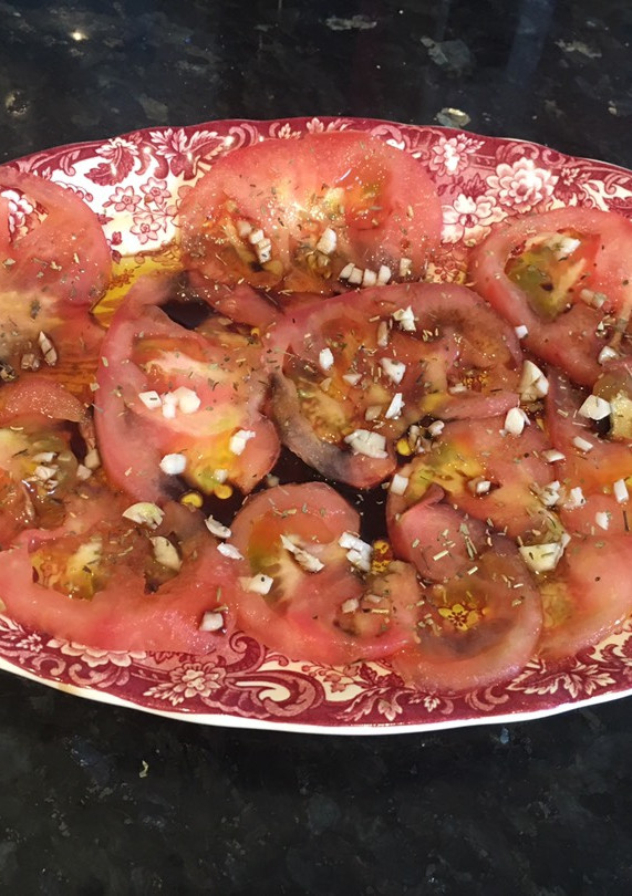 Una foto de Ensalada de tomate