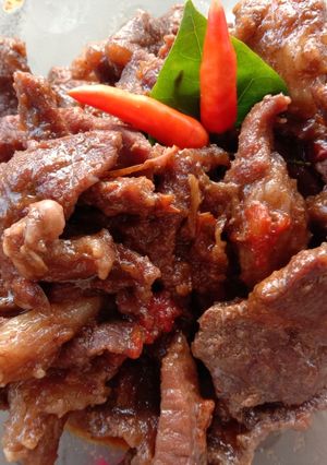 Foto resep Daging masak pedas