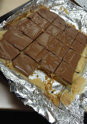 A picture of Millionaire's Shortbread.