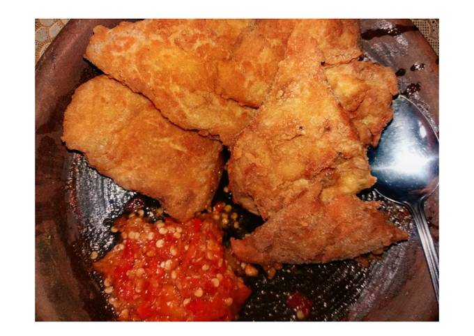 Kulit ayam KW Sambal Geprek