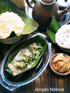 Foto resep Jangan ndeso sederhana(Takir Persegi Panjang)🥘
