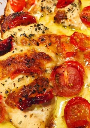 Une photo de Poulet caprese (444 kcal)