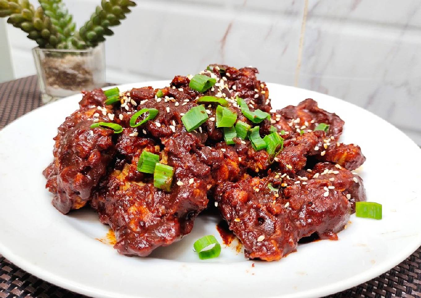 128. Ayam Goreng Korea Tanpa Gochujang| 아얌고렝 한국