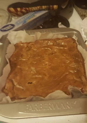 A picture of The best fudge brownies.