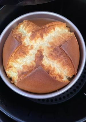 氣炸鍋 蜂蜜蛋糕 的食譜成品照片
