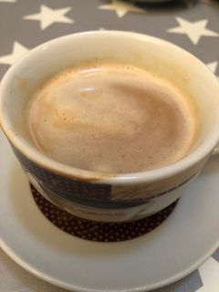 Una foto de Pumpkin latte con especias