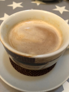 Una foto de Pumpkin latte con especias