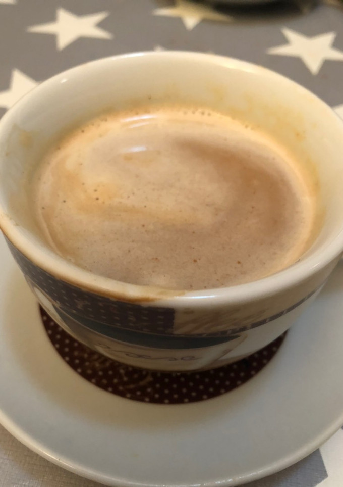 Una foto de Pumpkin latte con especias