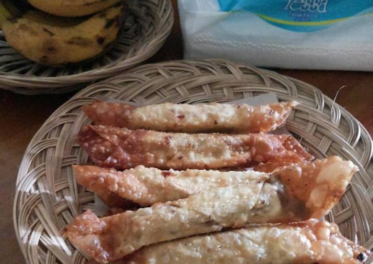 Pisang aroma coklat keju