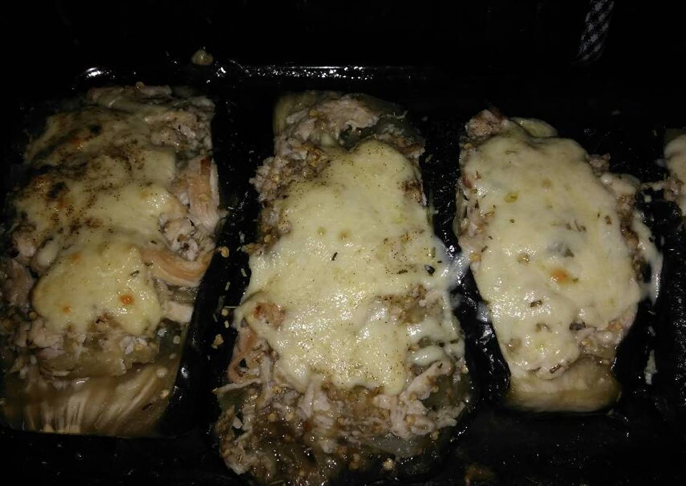 KETO: Berenjenas rellenas cetogénicas