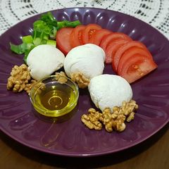 A picture of Ghee flavored Homemade Mozzarella Cheese #mycookbook.