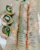 Phở sắn cuộn tôm thịt