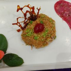 A picture of Gulkand kunafa.