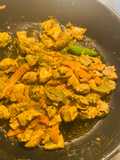 Chicken white tikka with mix blend of peppers 🫑 🌶 !!