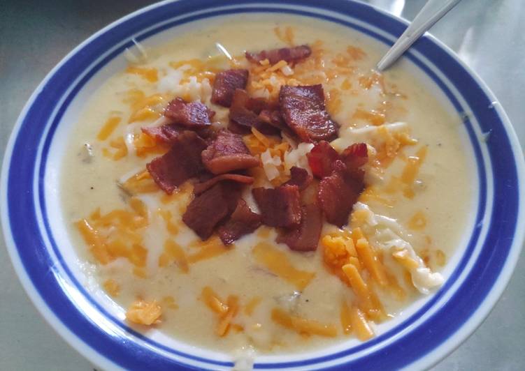 Simple Way to  Loaded Potato Soup