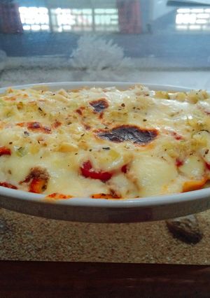 Foto resep Lasagna (pasta bowties)
