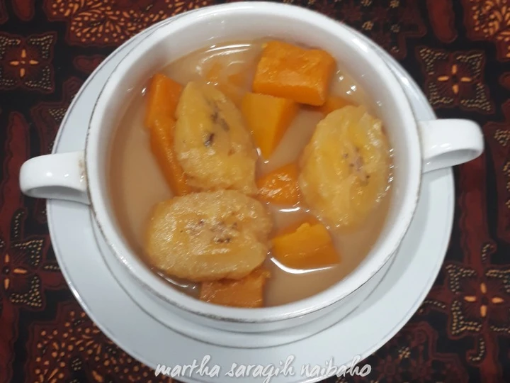 Cara Mudah Membuat Resep  Kolak Labu Pisang Kepok dengan Fiber Creme yang Bisa Manjain Lidah, Bisa Manjain Lidah