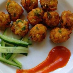 A picture of Corn balls.