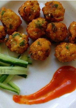 A picture of Corn balls.