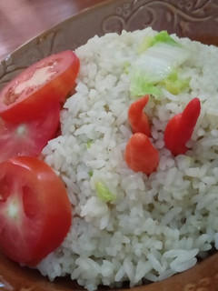 Foto resep Nasi Goreng Bumbu Racik Sambal Cabe Ijo