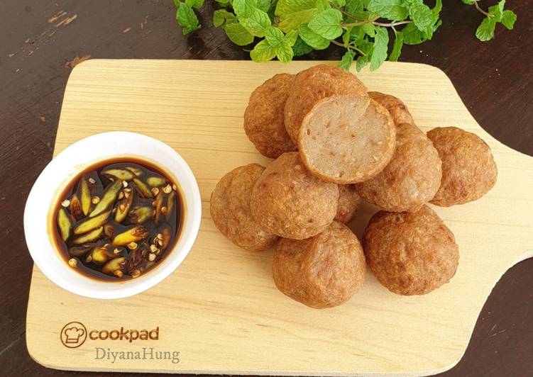 Resep Bakso Goreng Babi (Non Halal) Anti Gagal