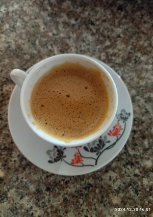 صورة لوصفة قهوة بالرغوة