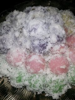 Foto resep Klepon Taro, Pandan, Strawberry, Jeruk