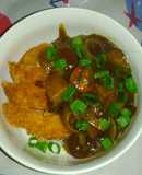 Curry rice chicken katsu (nasi kari ayam katsu)