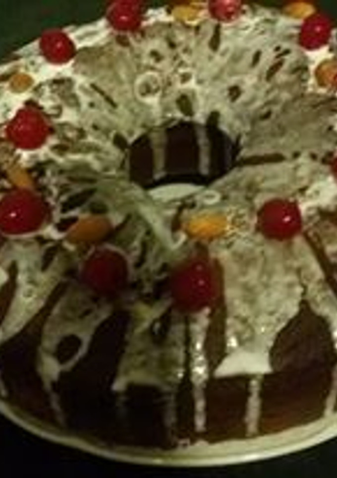 Una foto de Budín de navidad