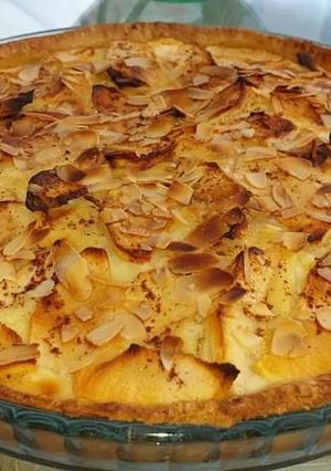 Une photo de Tarte aux pommes alsacienne